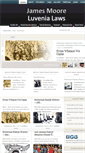 Mobile Screenshot of jamesmooreluvenialaws.com